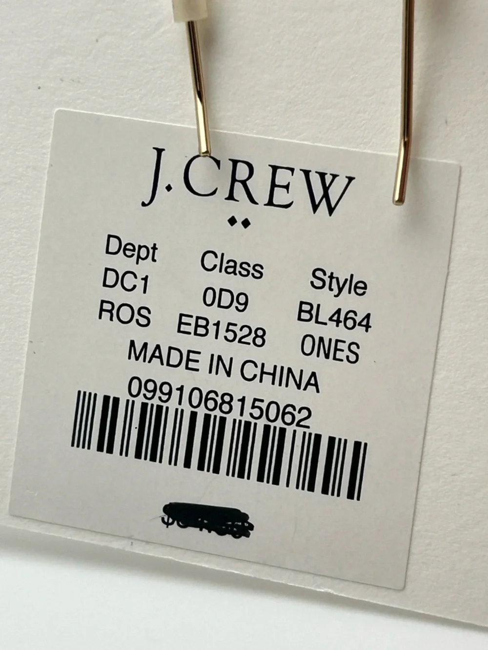 J. Crew Bronze Rose Jeweled Drop Earrings NWT